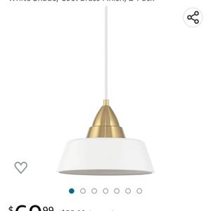 Boho pendant light (only one)